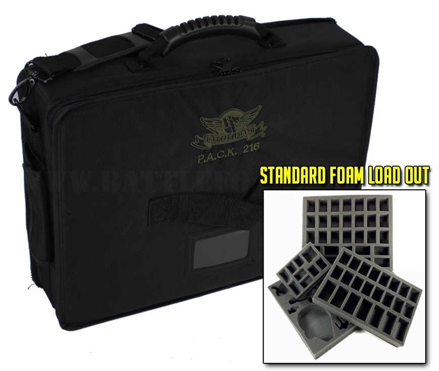 Battle Foam: P.A.C.K. 216 Half Tray - Standard Load Out (Black) image