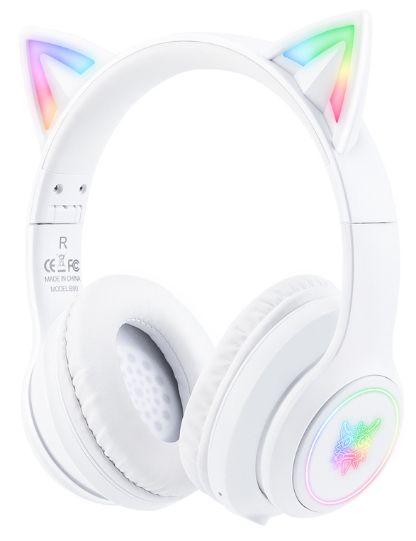 Onikuma B90 Cat Ear Stereo Gaming Headset - White | | Buy Now | at