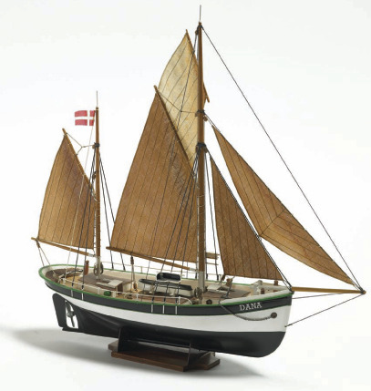 Billing Boats 1:60 Dana Fishing Boat Kit Set image