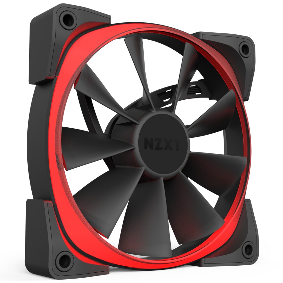120mm NZXT Aer RGB - Digitally Controlled RGB LED Fan for Hue+ image