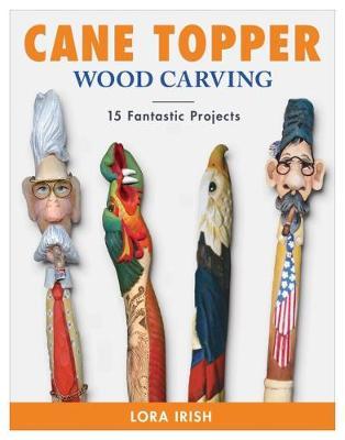 Cane Topper Wood Carving by Lora S. Irish image