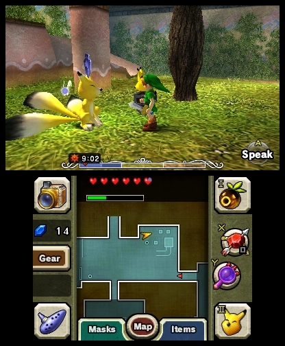 The Legend of Zelda: Majora's Mask on 3DS