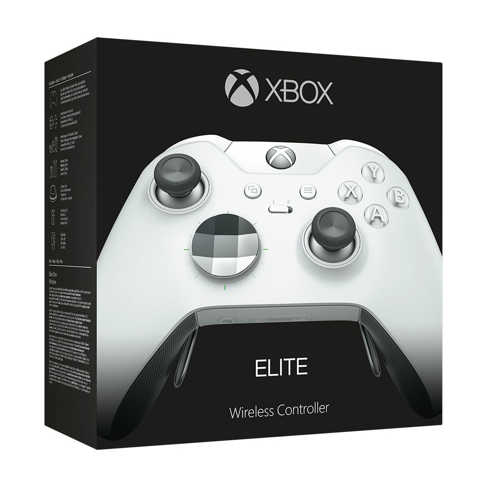 Xbox One Elite Wireless Controller - White for Xbox One image