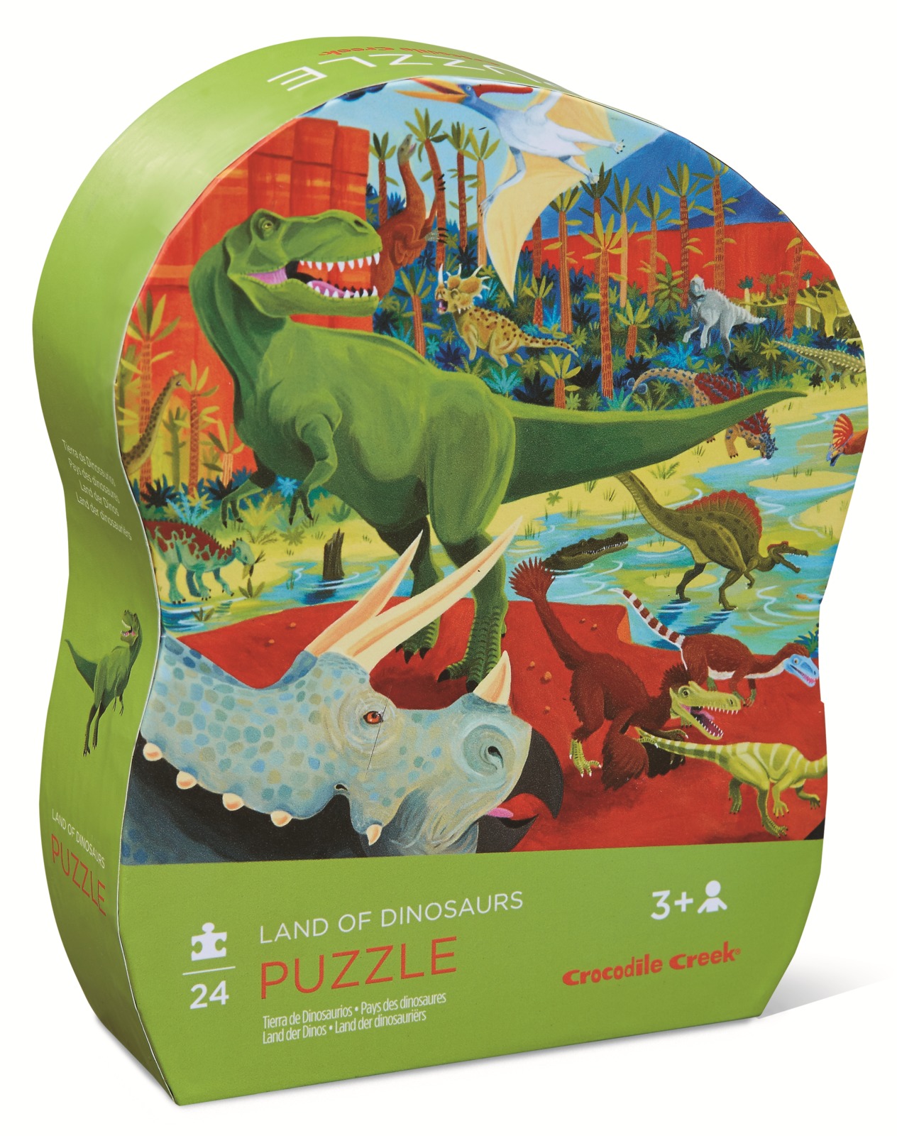 Crocodile Creek: Land of Dinosaurs Jigsaw Puzzle - 24pc image