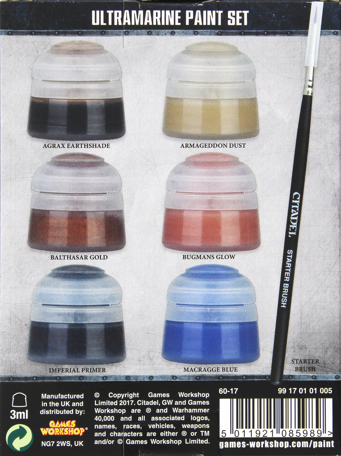 Warhammer 40,000 Ultramarines Paint Set at Mighty Ape Australia