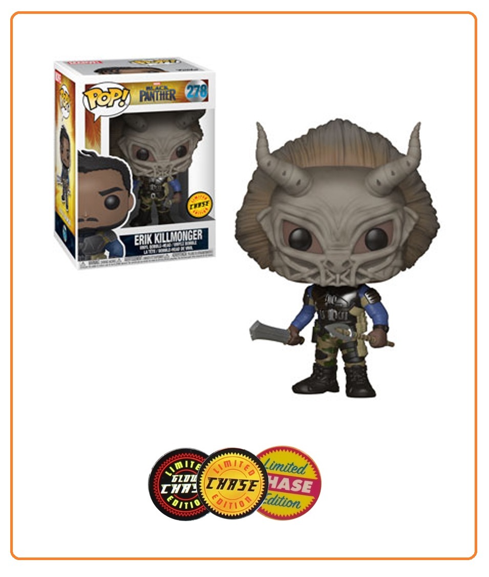 Black Panther - Erik Killmonger Pop! Vinyl Figure (with a chance for a Chase version!) image