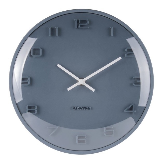 Karlsson Wall Clock Elevated (Petrol Blue) at Mighty Ape NZ