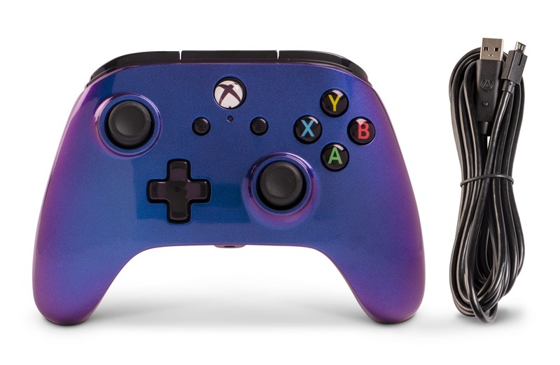 Xbox One Enhanced Wired Controller - Nebula on Xbox One