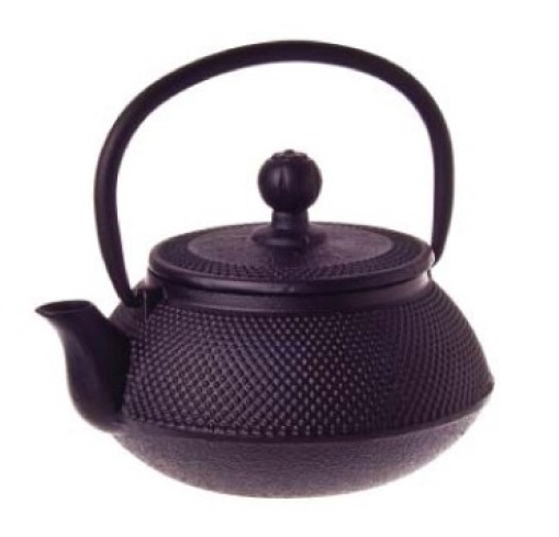 Black Hobnail Cast Iron Teapot (500ml) image