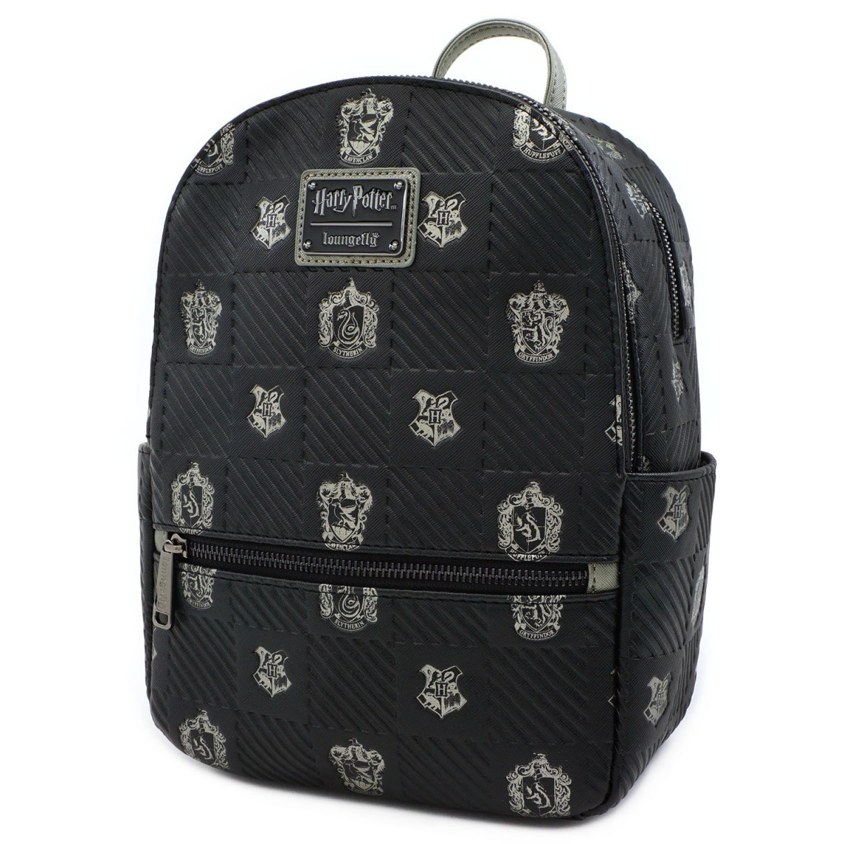 Loungefly: Harry Potter - Black Debossed Mini Backpack