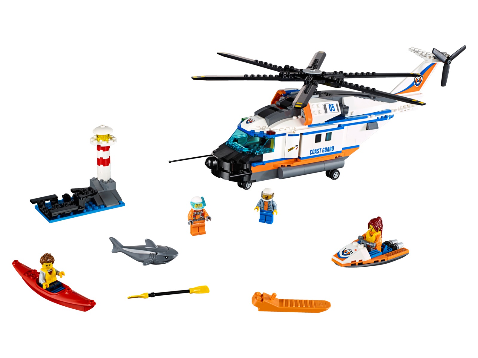 LEGO City: Heavy-duty Rescue Helicopter (60166)