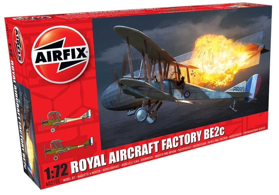 Airfix 1:72 RAF BE2c (Night Fighter) - Model Kit image