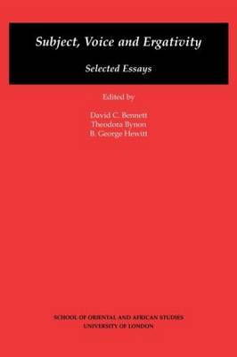 Subject, Voice and Ergativity by N Bennett image