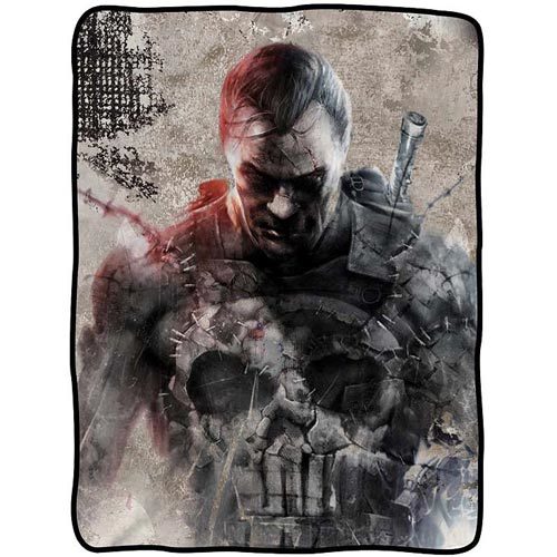 Marvel's The Punisher: Frank Castle Stitches - Fleece Throw Blanket image