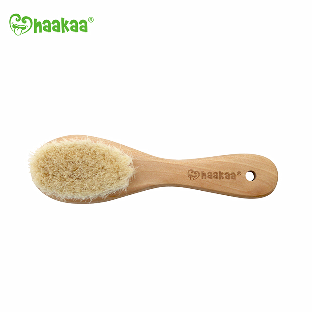Haakaa: Goat Wool Baby Hair Brush image