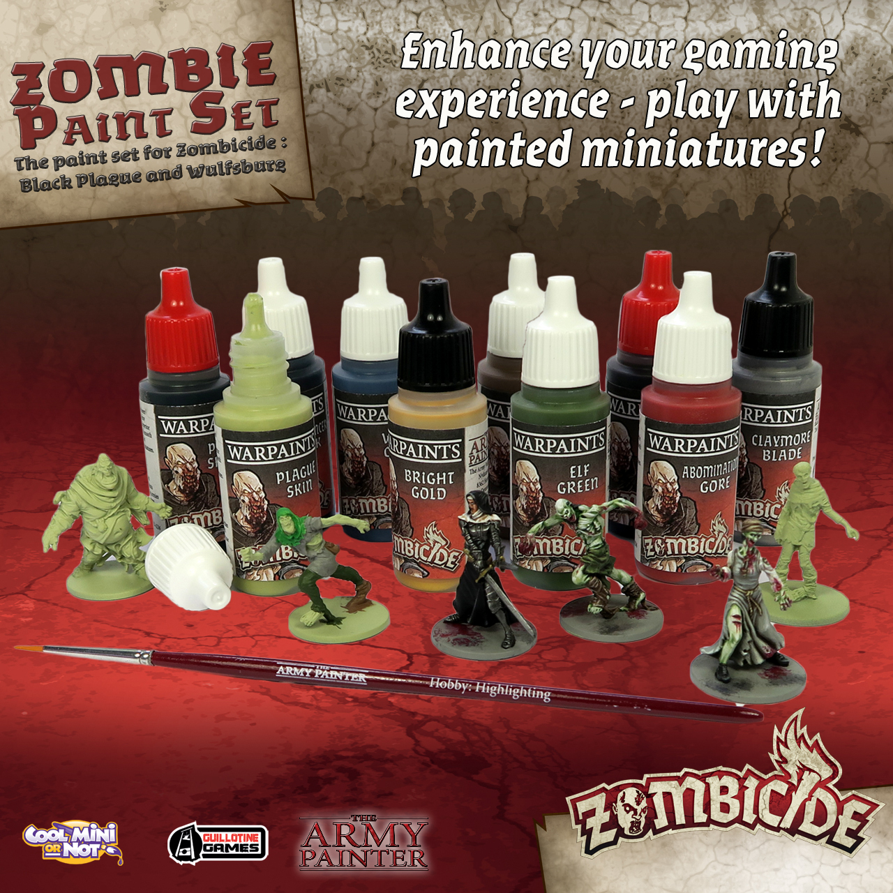 Army Painter Warpaints Zombicide: Black Plague image