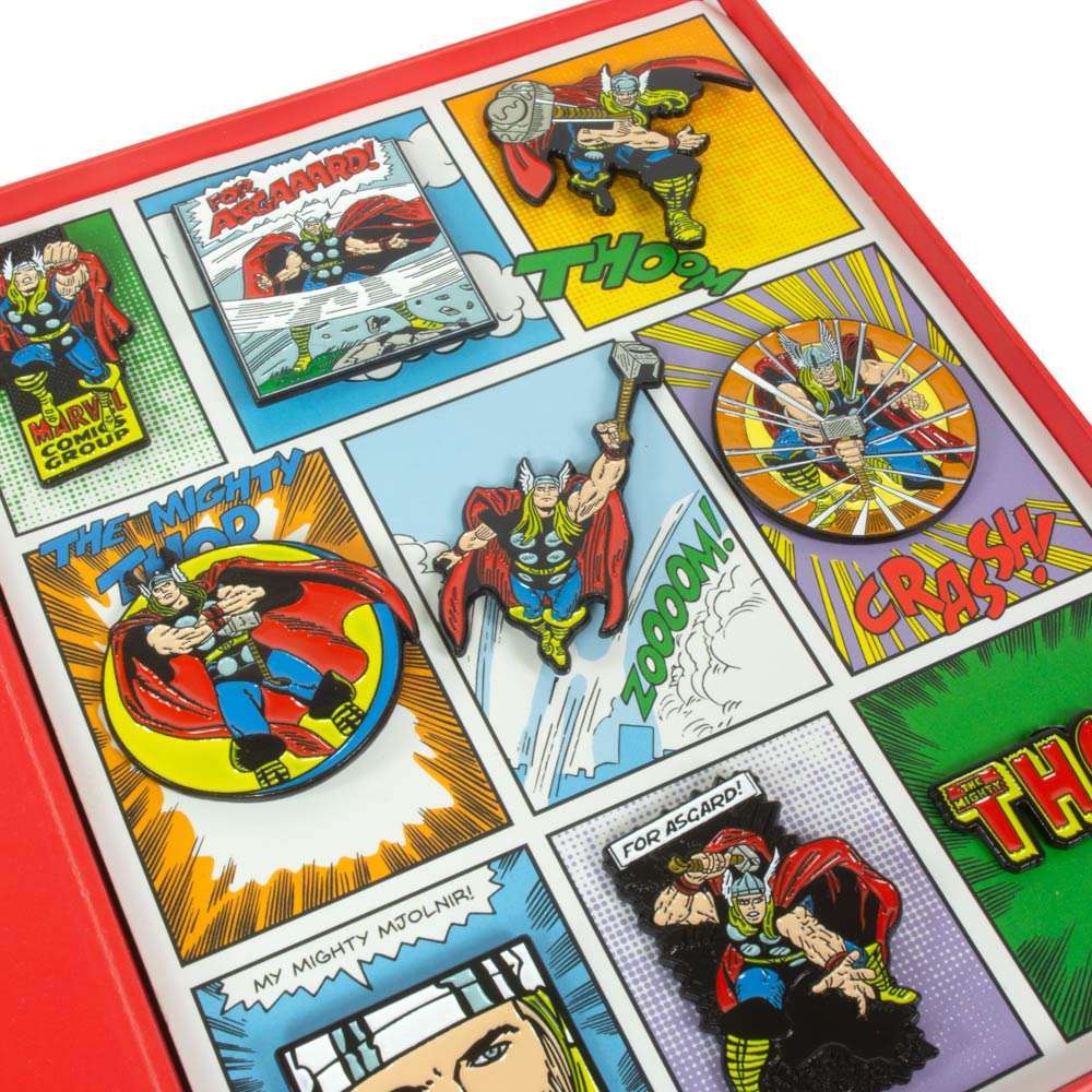 Marvel: Thor - Retro Pin Set image