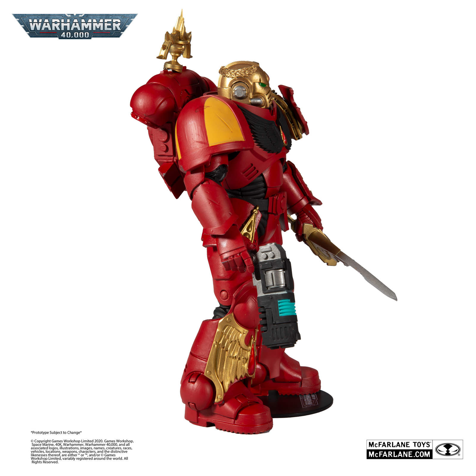 Warhammer 40k: Blood Angels Primaris Lieutenant - 7" Action Figure