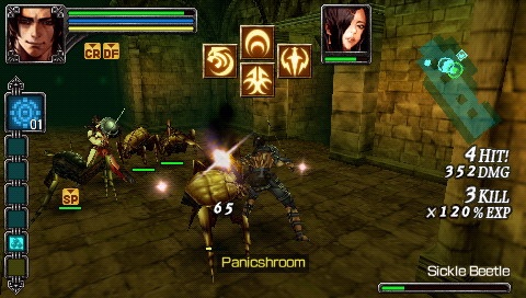 Warriors of the Lost Empire on PSP