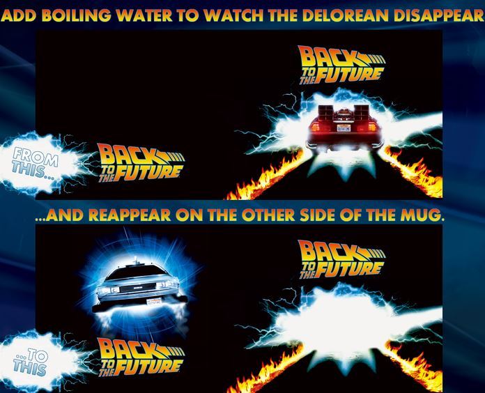 Back to the Future - Delorean Heat Changing Mug