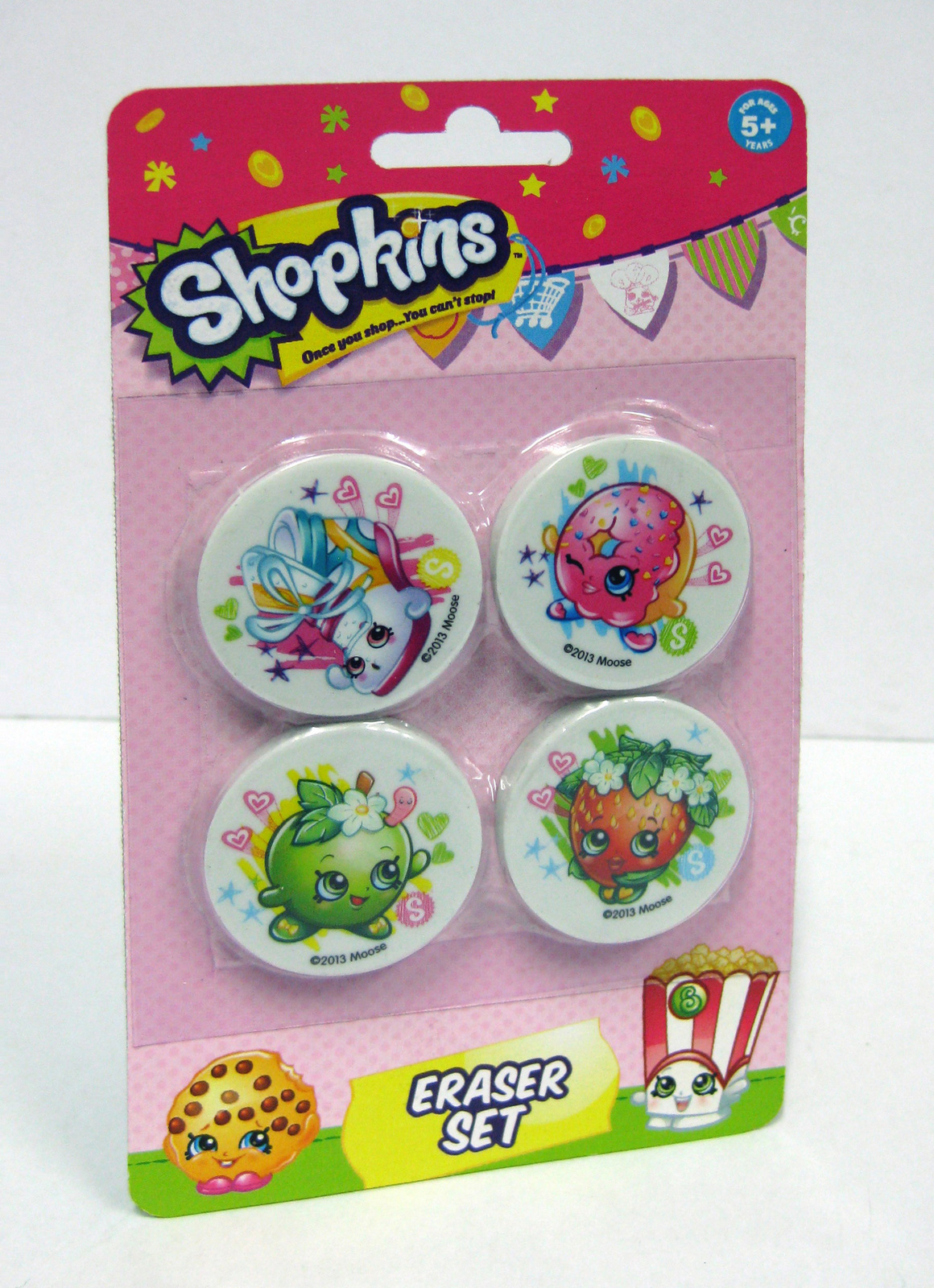 Buy Shopkins Erasers (4pk) at Mighty Ape NZ
