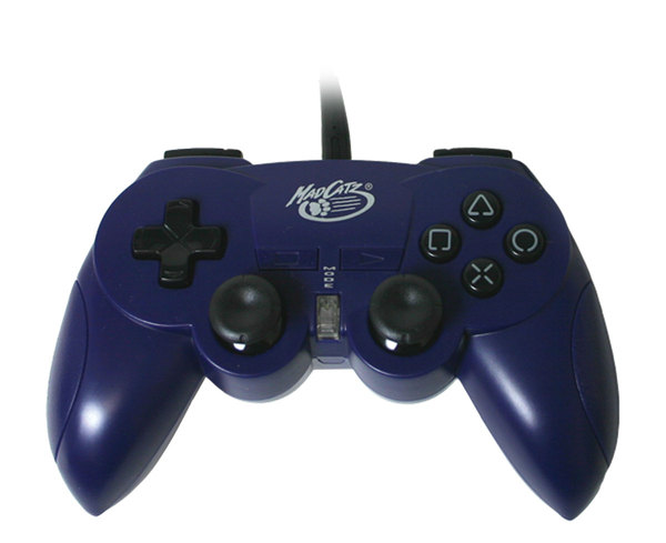 Mad Catz Hand Controller - Blue for PS2 image