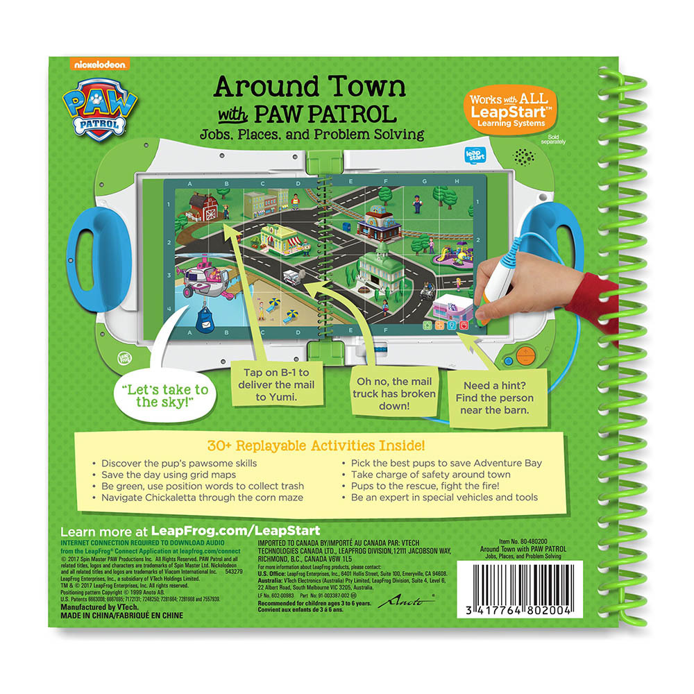 Leapstart - PAW Patrol Around Town - Activity Book (Level 2)