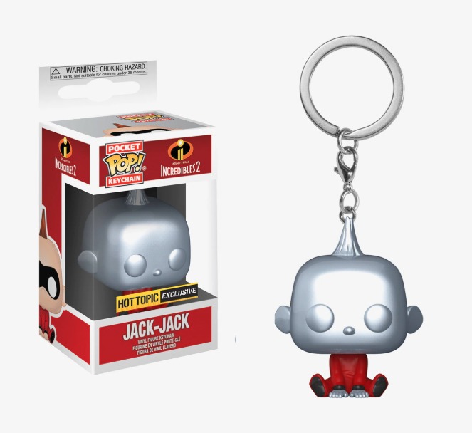 Incredibles 2 - Jack-Jack Metallic Pocket Pop! Keychain image
