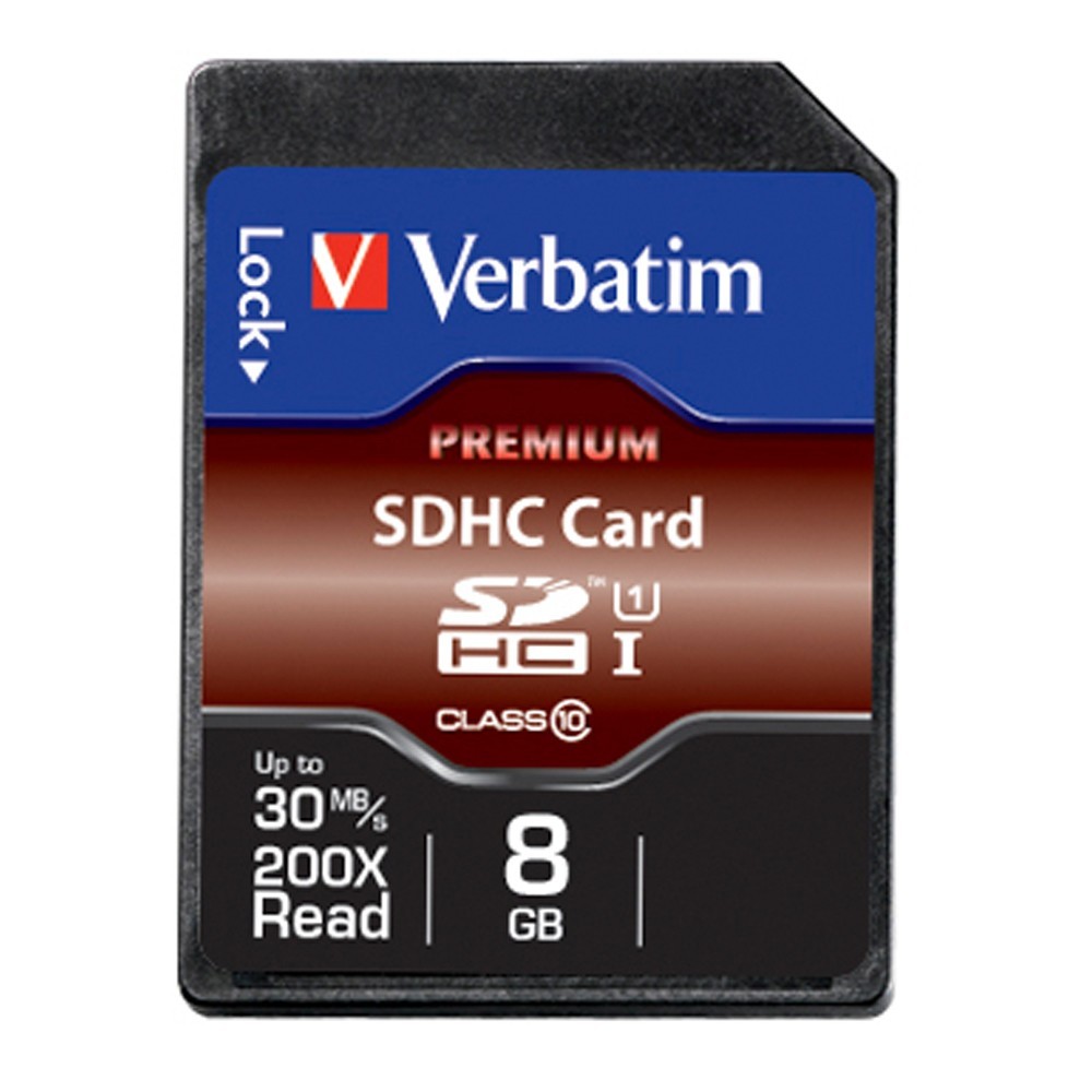 Verbatim SDHC Card - 8GB (Class 10)