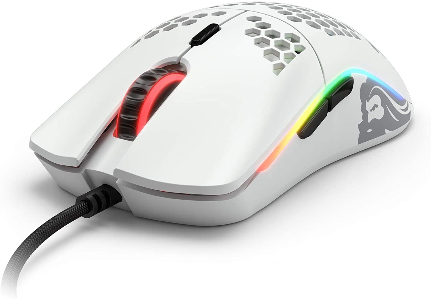 Glorious PC Gaming Model O Regular Gaming Mouse (Matte White) for PC image