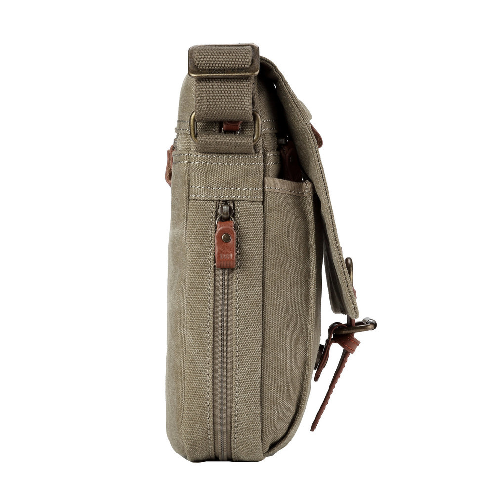 Troop London: Classic Shoulder Bag - Khaki image