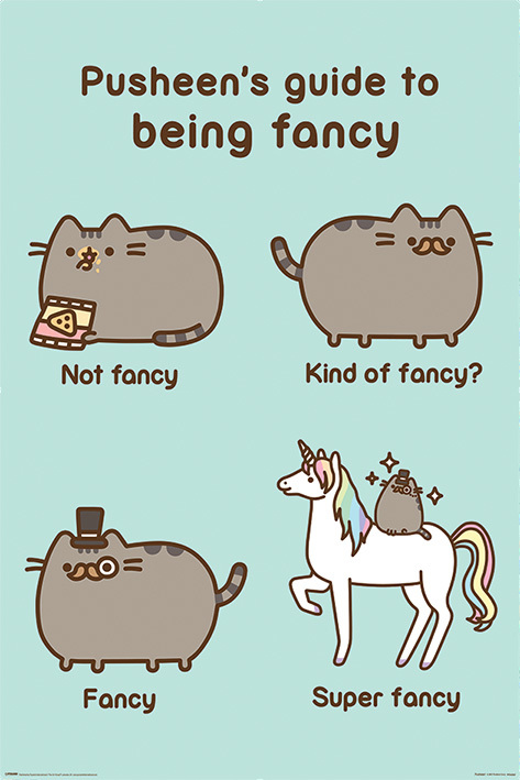 pusheen fancy cat