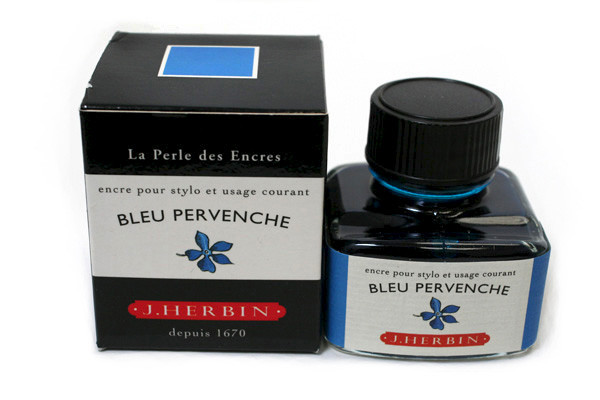 J Herbin: Fountain Pen Ink - Bleu Pervenche (30ml) image