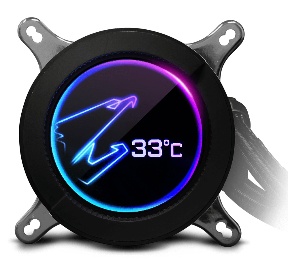360mm Gigabyte AORUS LIQUID COOLER 360 AIO LED Liquid Cooler image