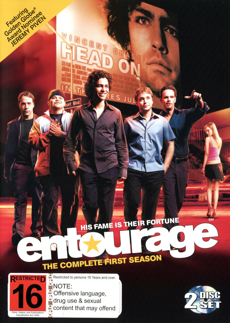 Entourage - Complete Season 1 (2 Disc Set) on DVD image