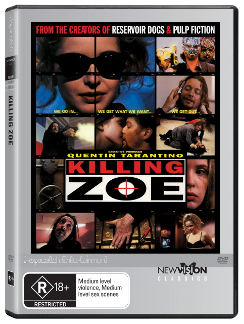 Killing Zoe on DVD image