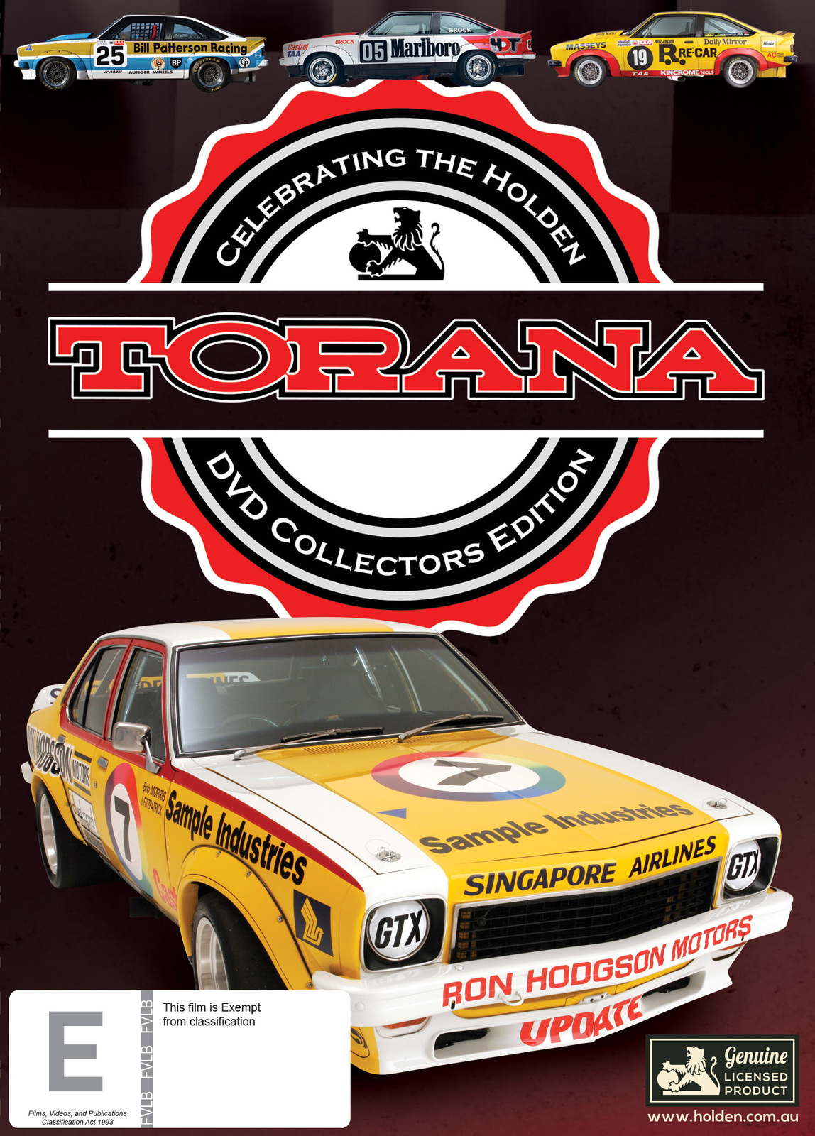 Holden Torana Collection on DVD image