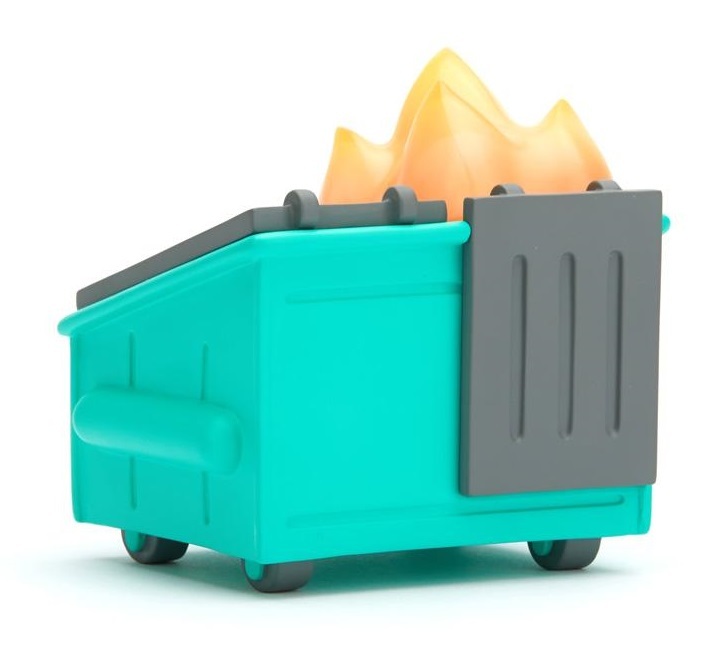 Dumpster Fire - Light-Up Vinyl Figure image