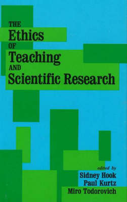 The Ethics Of Teaching And Scientific Research by Sidney Hook image