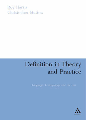 Definition in Theory and Practice by Roy Harris image