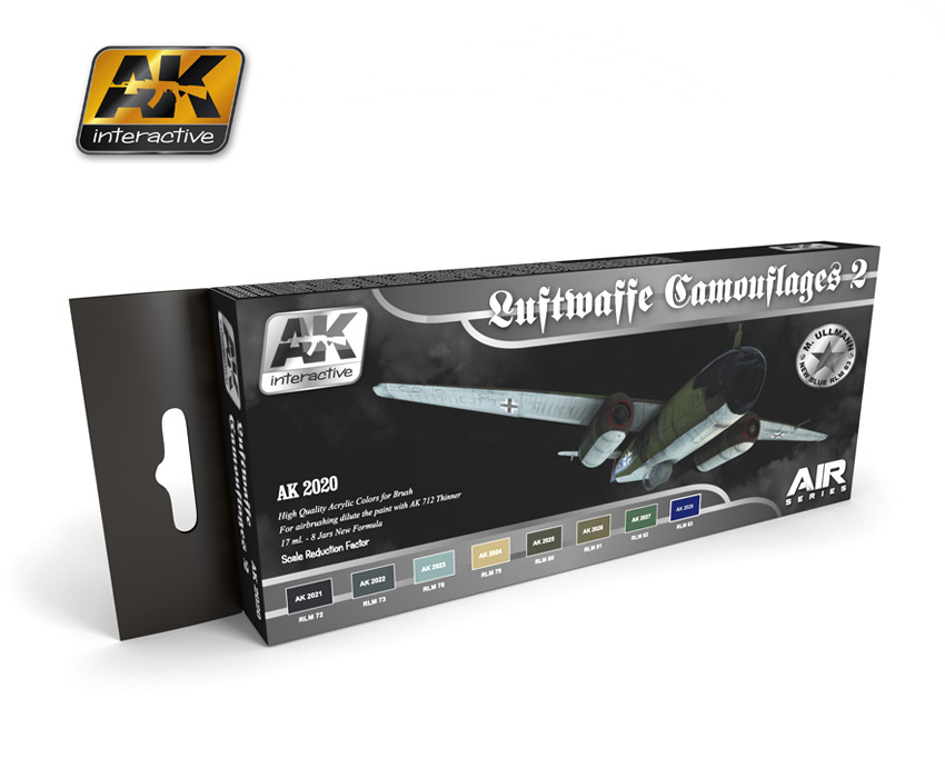 AK-2001 Luftwaffe Camouflage Colours Set 2