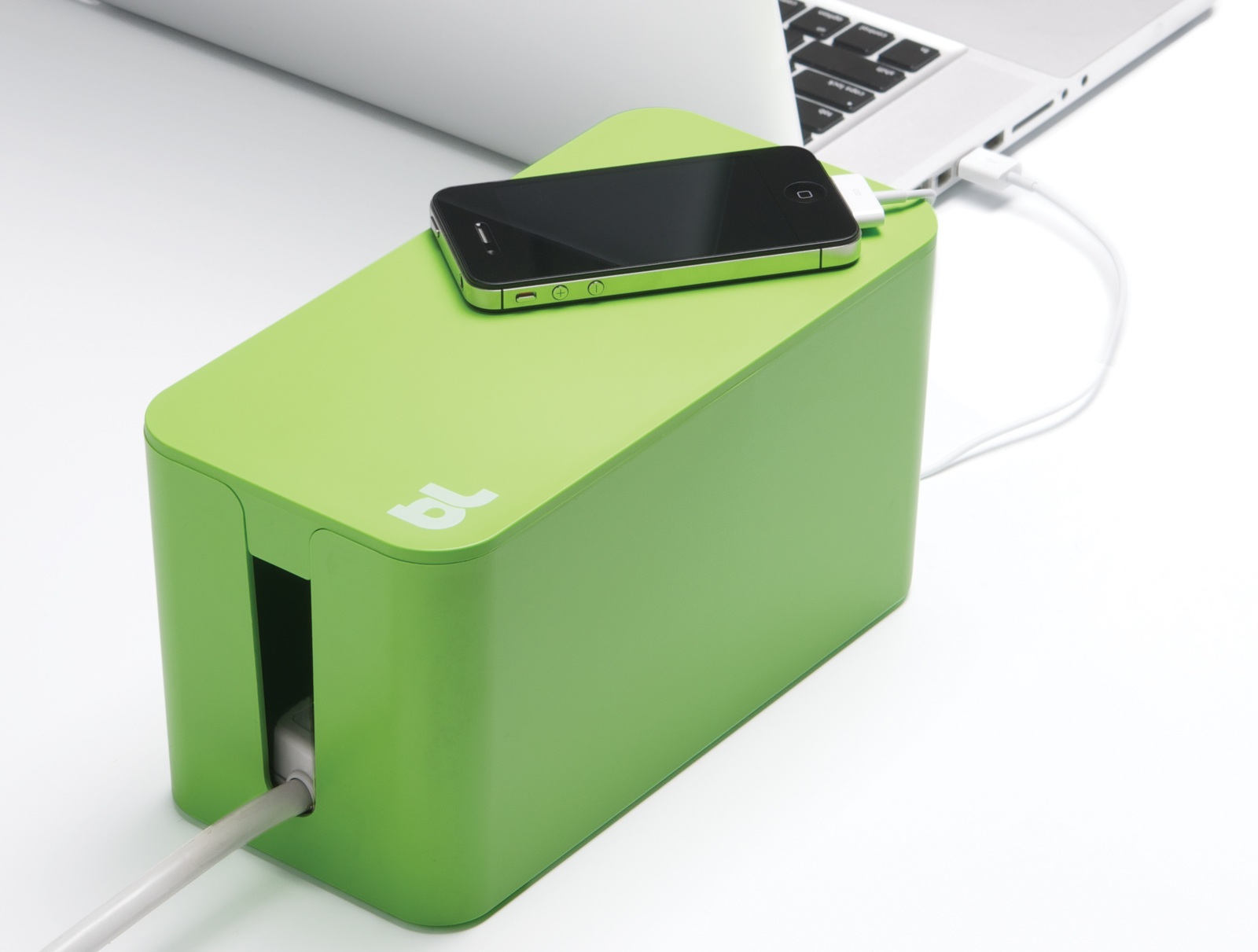 Bluelounge CableBox Mini Cable Management Solution Green at Mighty