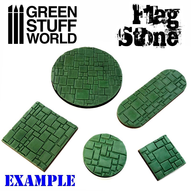 Green Stuff World Texture Rolling Pin Flagstone at Mighty Ape Australia