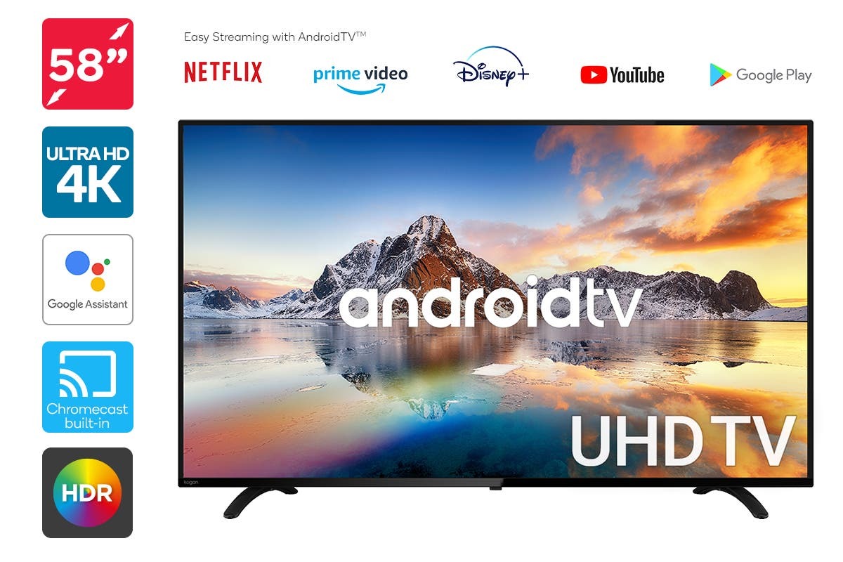 Kogan 58" 4K UHD LED Smart Android TV (Series 9, TU9210)