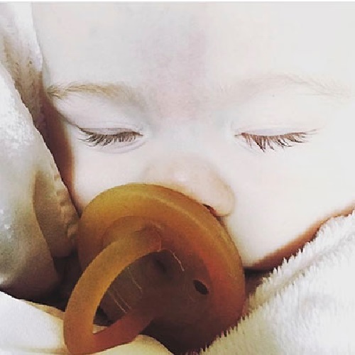 ecoPacifier: Natural Rubber Dummy - Rounded (0-6 mths) image