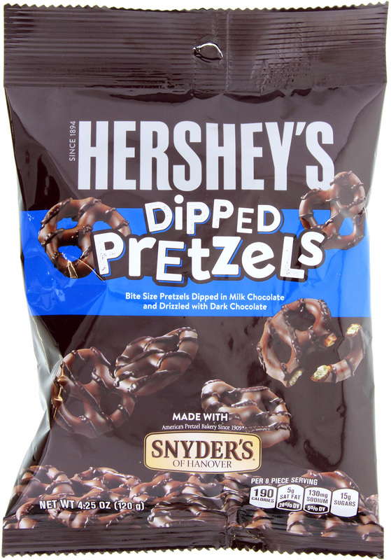 Hershey's Milk Chocolate Dipped Pretzels 120g at Mighty Ape NZ