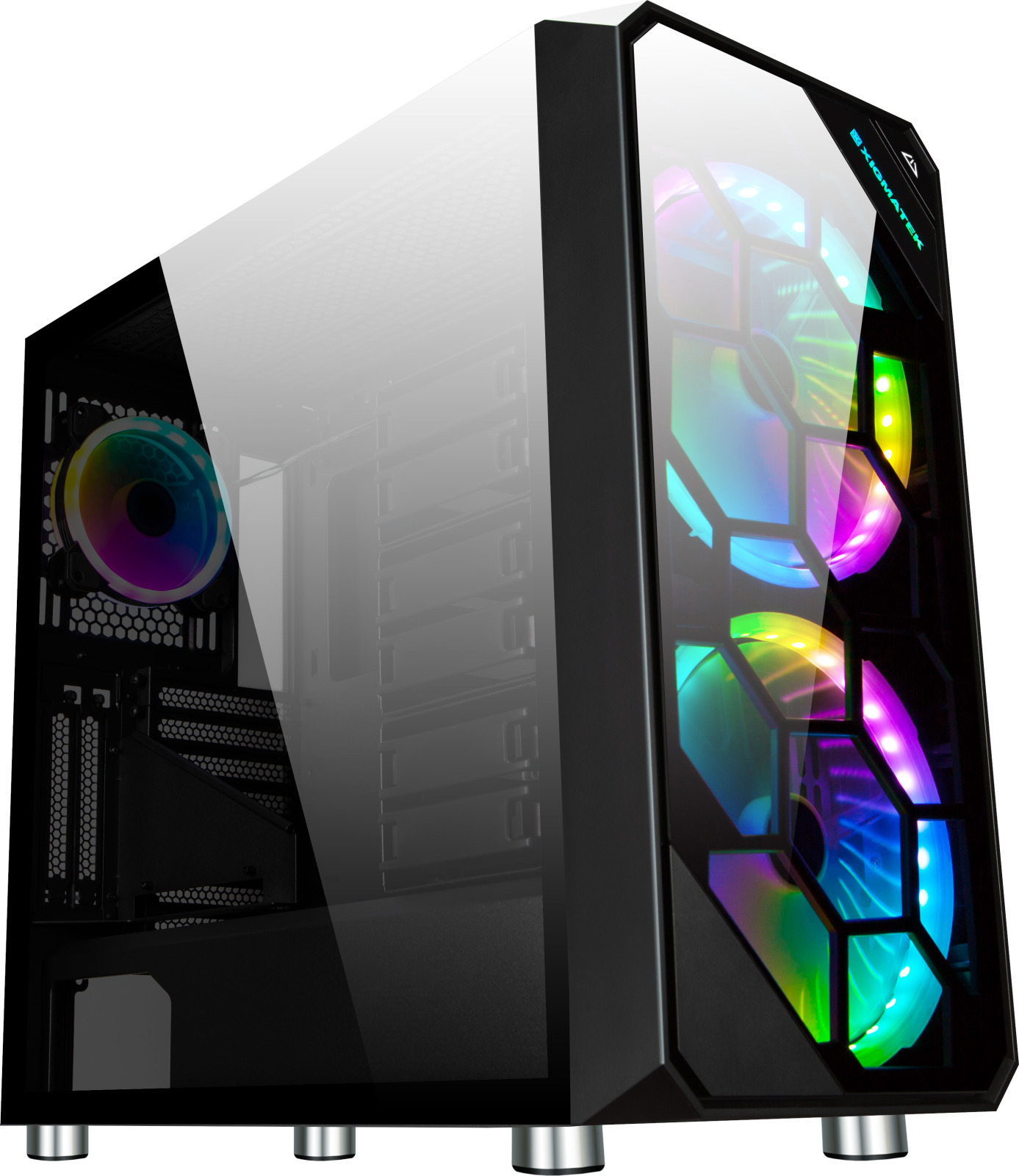 Xigmatek Zest Tempered Glass Mid Tower Case image