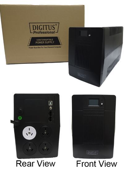 Digitus Line Interactive 1000VA UPS (1000VA/600W) image