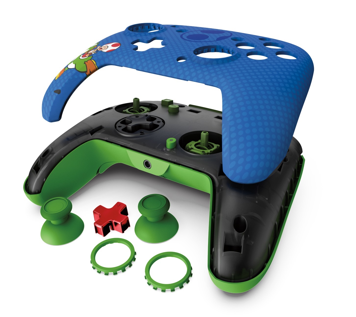 Nintendo Switch Rematch Wired Controller (Toad & Yoshi) Switch In