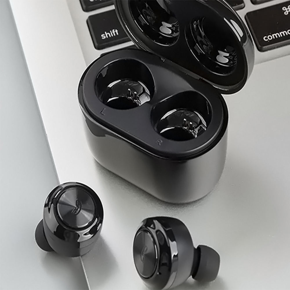 True Wireless Bluetooth 5.0 In-Ear Earphones - Black image